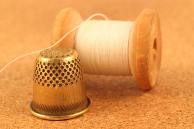 Dikiş aksesuarları portre