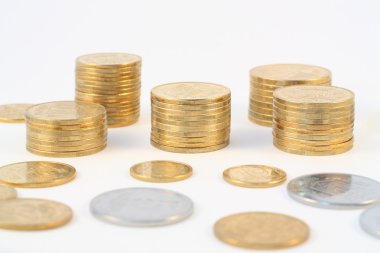 sikke üzerinde beyaz bir