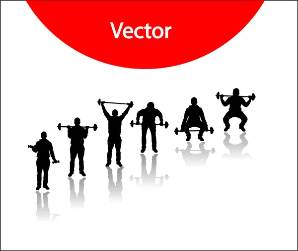 Vektorové obrysy pro sport — Stockový vektor