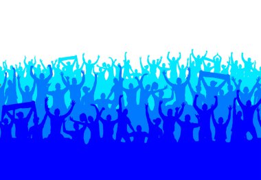 Dikişsiz duvar kağıdı spor Şampiyonası ve müzik konserleri için fanlar.