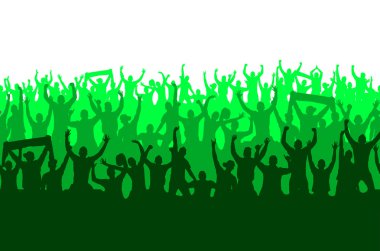 Dikişsiz duvar kağıdı spor Şampiyonası ve müzik konserleri için fanlar.