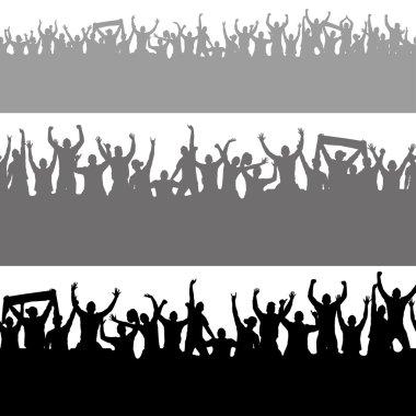 Dikişsiz duvar kağıdı spor Şampiyonası ve müzik konserleri için fanlar.
