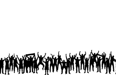 Dikişsiz duvar kağıdı spor Şampiyonası ve müzik konserleri için fanlar.