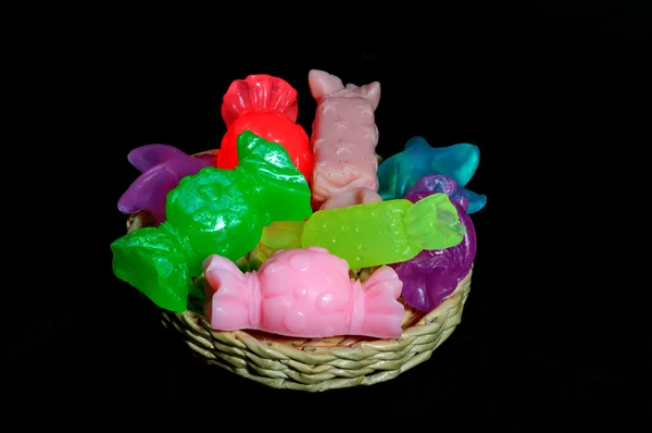 Handmade soap. In the form of candy. — Stock Photo, Image