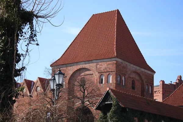 2021 Torun Polen Ruïnes Van Het Teutoonse Kasteel Torun — Stockfoto