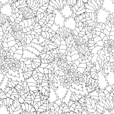 Floral seamless pattern. clipart