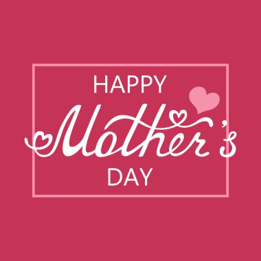 Anneler günü tipografik arka plan.