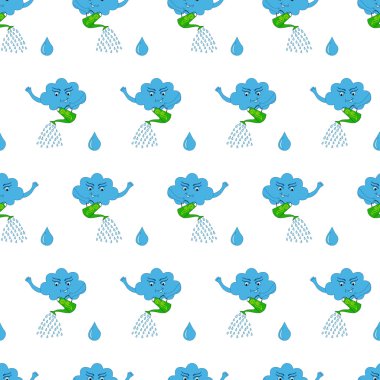 sorunsuz bulutlar arka plan deseni