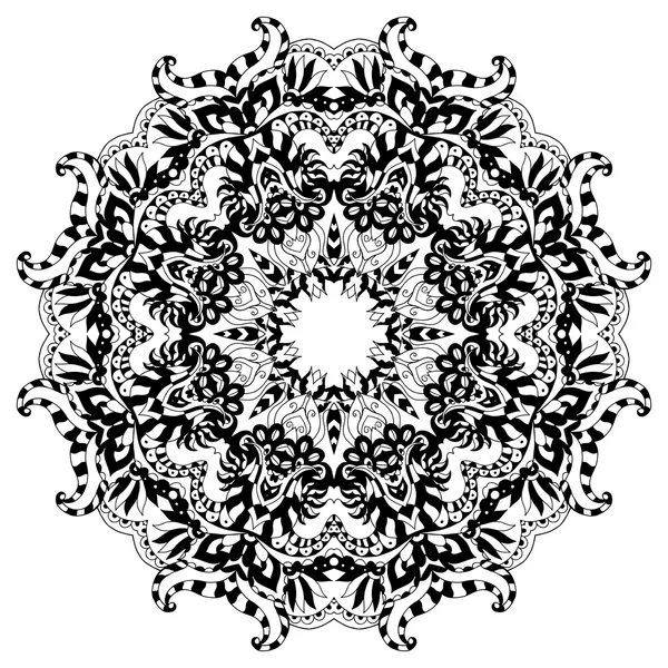 Mandala egyedül — Stock Vector