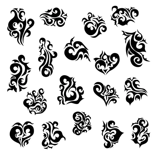 Tattoo drawings design Royalty Free Vector Image