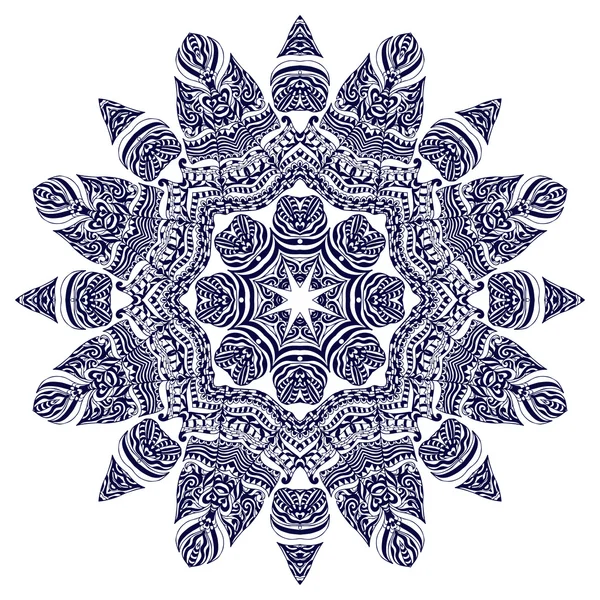 Ethnic mandala alone3 — 图库矢量图片