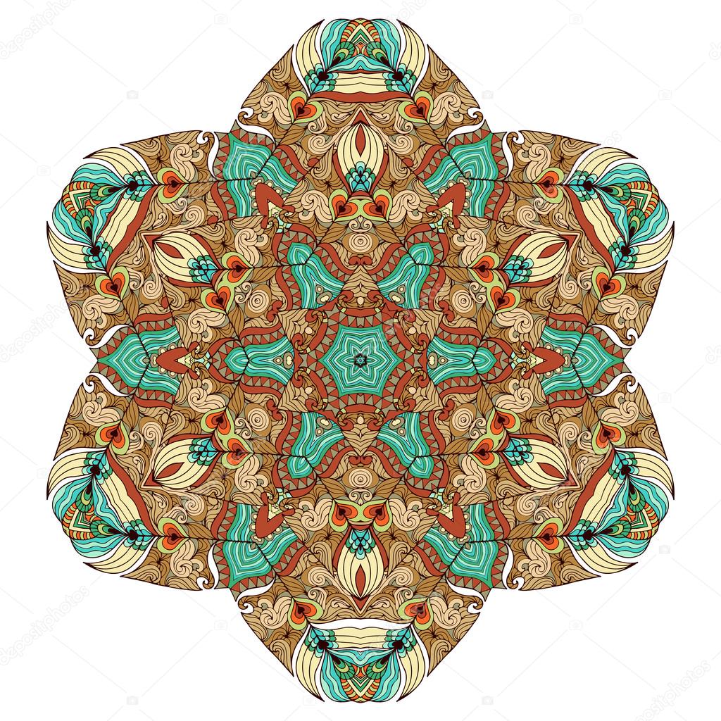 Ethnic color mandala1