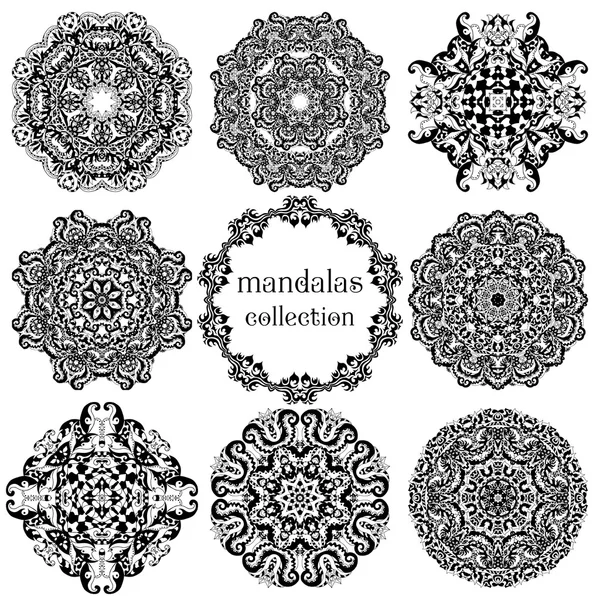 Zbiór mandali — Wektor stockowy