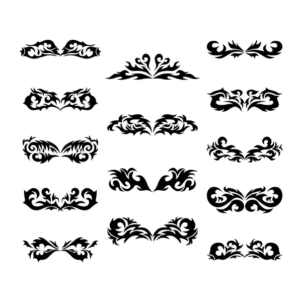 Maori tribal tattoo — Stockvector