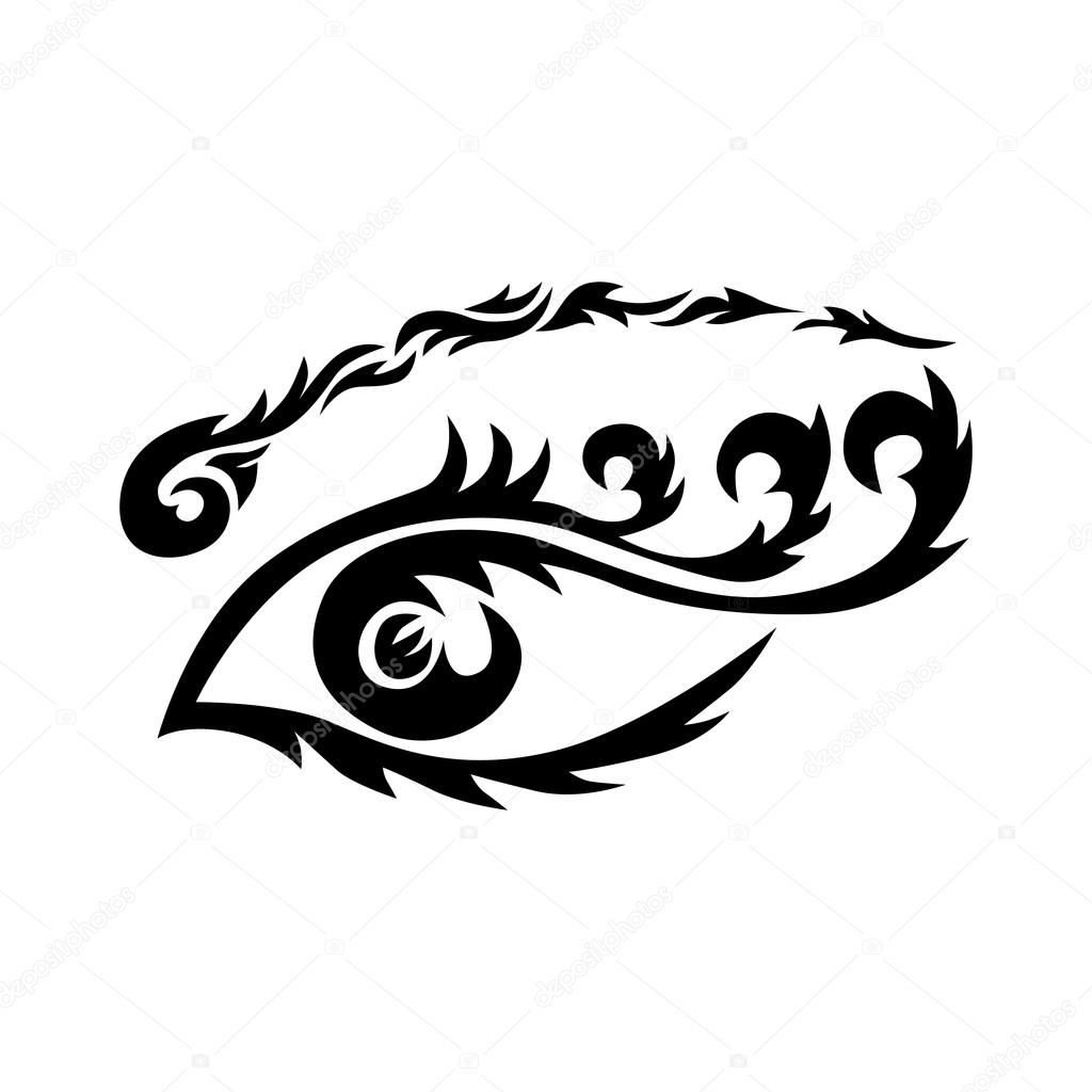 Tribal eye tattoo Stock Vector Image by ©maroshka #96715732 Tribal eye tattoo Stock Vector Image by ©maroshka #96715732