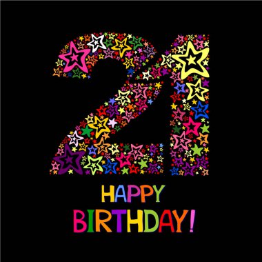 doğum günü temalı festival vektör illüstrasyonu