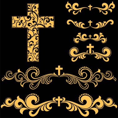 vaftiz temalı dini vektör illüstrasyonu