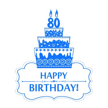 doğum günü temalı festival vektör illüstrasyonu