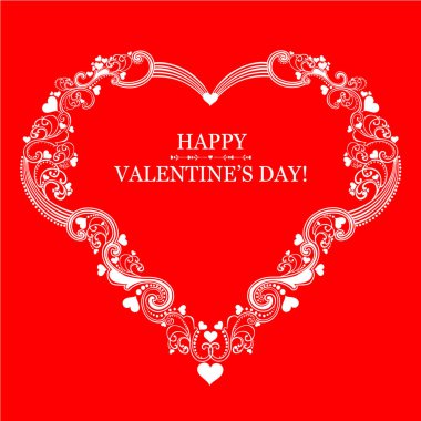 Sevgililer Günü Festivali vektör illüstrasyonu