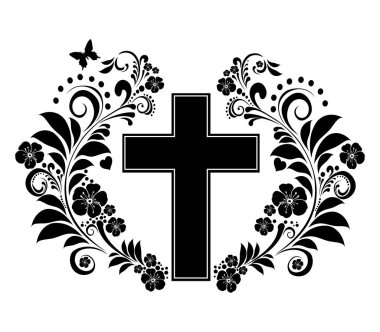 vaftiz temalı dini vektör illüstrasyonu