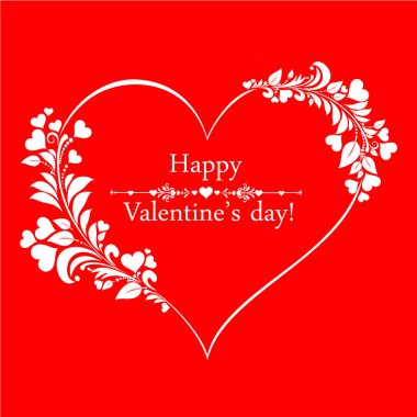 Sevgililer Günü Festivali vektör illüstrasyonu