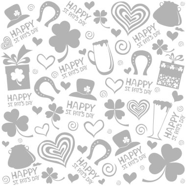 Aziz Patrick Günü tema vektör illüstrasyonu