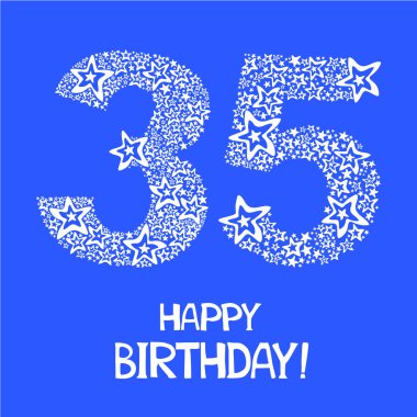 doğum günü temalı festival vektör illüstrasyonu