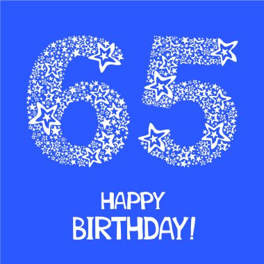 doğum günü temalı festival vektör illüstrasyonu