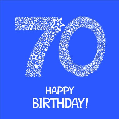 doğum günü temalı festival vektör illüstrasyonu