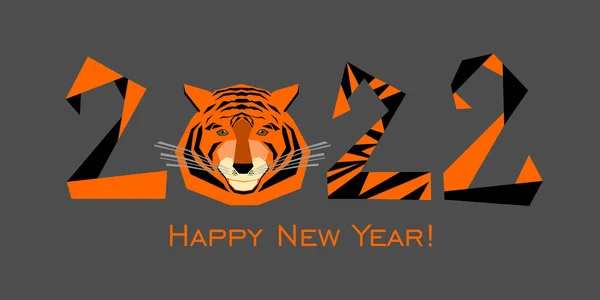 2022 Kaplanlı vektör illüstrasyonu