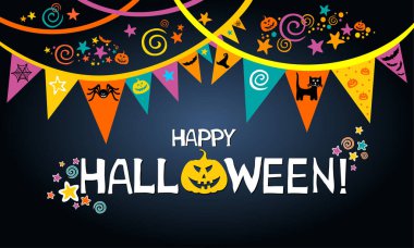  kutlama kartı tasarımı, vektör illüstrasyonu