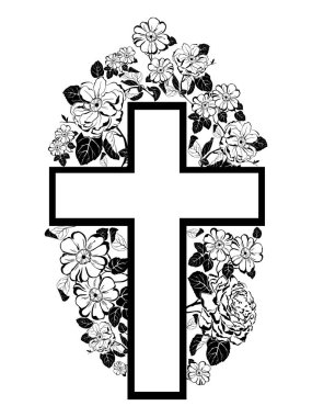 vaftiz temalı dini vektör illüstrasyonu