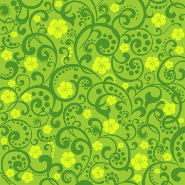 Çiçek vektör illüstrasyonu, dijital duvar kağıdı