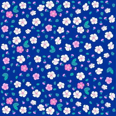 Çiçek vektör illüstrasyonu, dijital duvar kağıdı