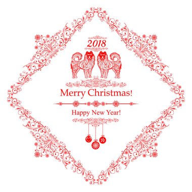  kutlama kartı tasarımı, vektör illüstrasyonu