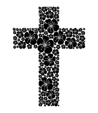 vaftiz temalı dini vektör illüstrasyonu