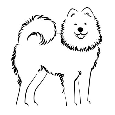 Sevimli çizgi film köpek vektörü posteri