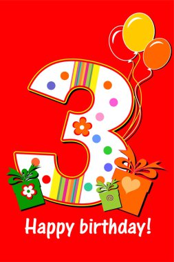 doğum günü temalı festival vektör illüstrasyonu