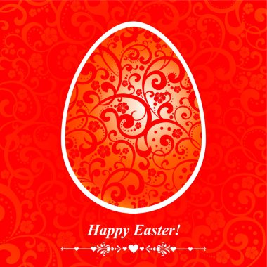 Paskalya temalı festival vektör çizimi