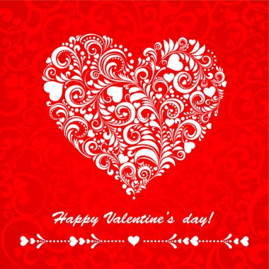 Sevgililer Günü Festivali vektör illüstrasyonu