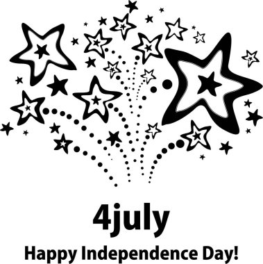 4 Temmuz, ABD bayram şenlik taşıyıcı posteri