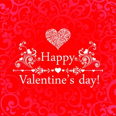 Sevgililer Günü Festivali vektör illüstrasyonu