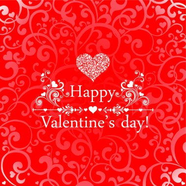 Sevgililer Günü Festivali vektör illüstrasyonu