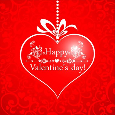 Sevgililer Günü Festivali vektör illüstrasyonu