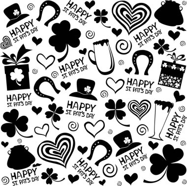 Aziz Patrick Günü tema vektör illüstrasyonu