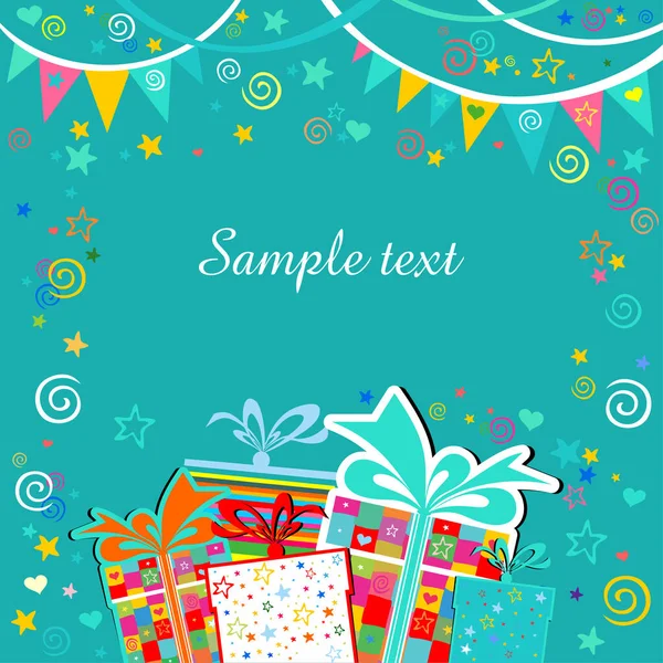 Doğum günü vektör resimleme arkaplanı 