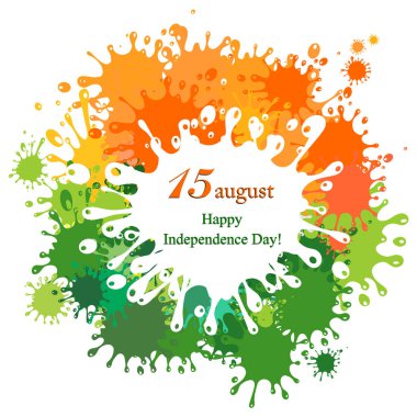 Bağımsızlık Günü vektör resimleme arkaplanı 