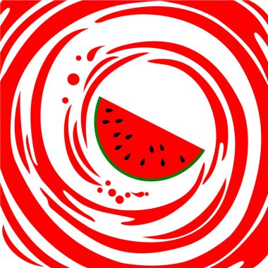 Karpuz vektör resimleme arkaplanı 