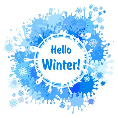 Merhaba vektör illüstrasyon arka planı 