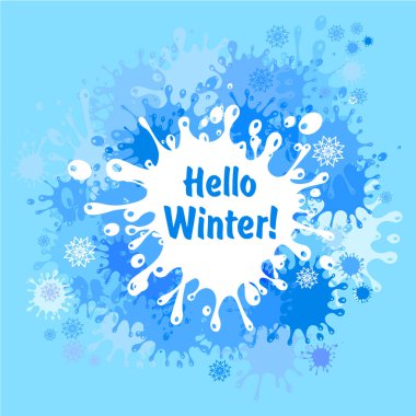 Merhaba vektör illüstrasyon arka planı 